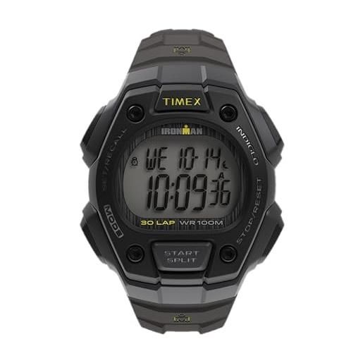 Timex Orologio Uomo Analogico-Digitale 'UFC Colossus' TW2V84600 – Acciaio Inox, Cronometro, Allarme, Retroilluminazione Indiglo