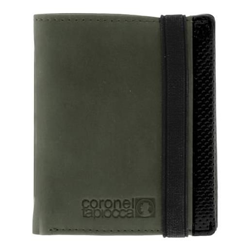 Coronel Tapiocca portafoglio aladino, portamonete uomo verde men's
