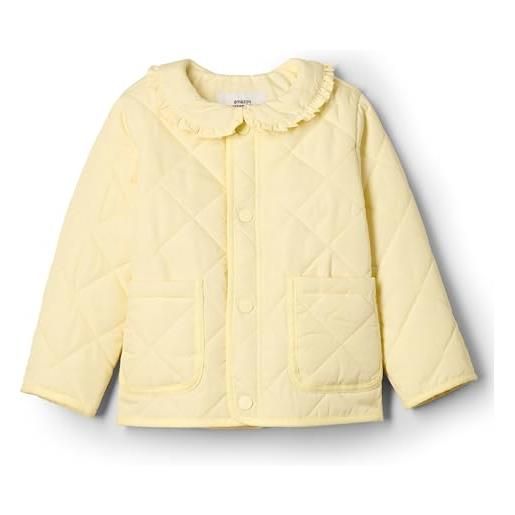 Amazon Essentials x sofia grainge field jacket di peso medio con volant bimba, giallo burro, 18 mesi