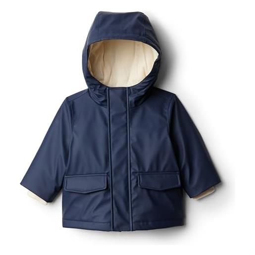Amazon Essentials x sofia grainge giacca antipioggia idrorepellente bimbo, blu marino, 12 mesi