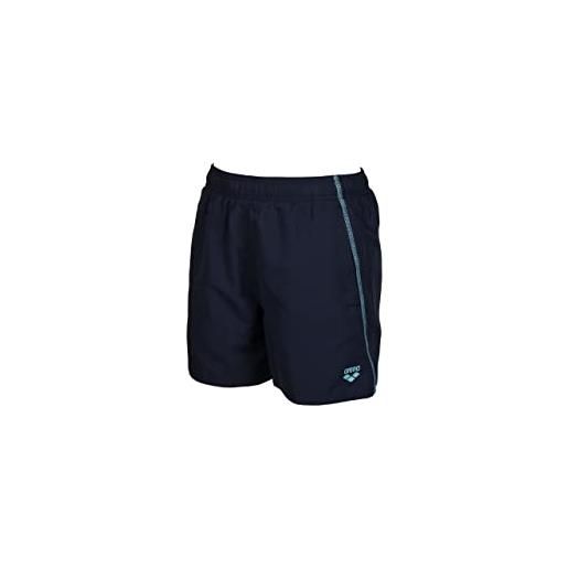 ARENA solid costume bambino mare e piscina, costume da bagno in morbido tessuto ad asciugatura rapida, boxer mare con slip interno in rete e tasche laterali