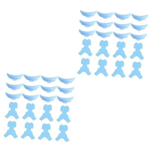 minkissy 20 paia in silicone per ciglia aste per sollevare le ciglia piegaciglia sostitutivo spazzola per ciglia innestata lavaciglia permanente sostituire gel di silice