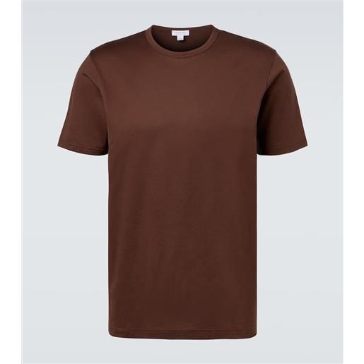 Sunspel t-shirt in jersey di cotone