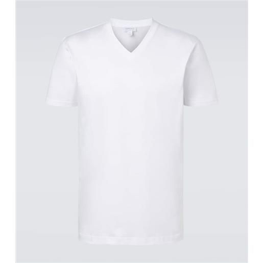 Sunspel t-shirt riviera in jersey di cotone