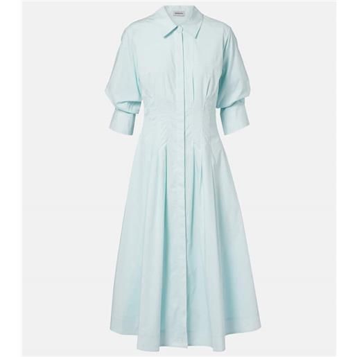 Simkhai abito chemisier jazz in popeline di misto cotone