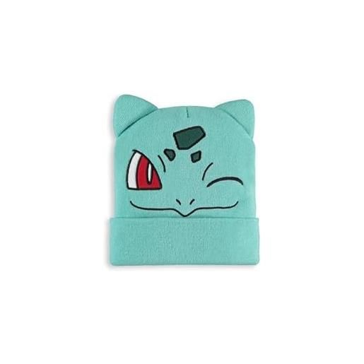 Pokémon bulbasaur unisex beanie turchese 100% poliacrilico
