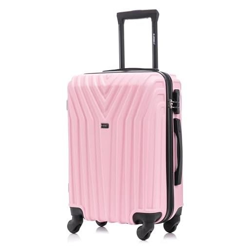 Traveler's Choice Pagosa Set Valigie Rigide 2 Pezzi: Espandibili, Indistruttibili, Gialle, Con Serratura TSA E Porta USB