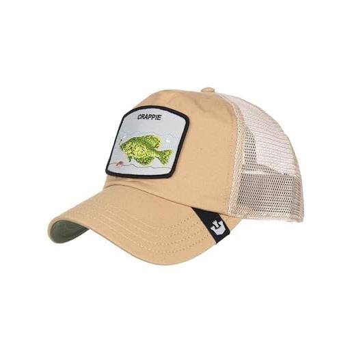 Goorin Bros. cappello crappie 101-1529 con visiera unisex misto cotone marroncino, taglia unica con snapback regolabile