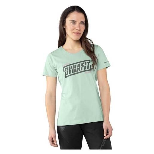 DYNAFIT donna graphic co maglietta, jadelite-tabloid, s