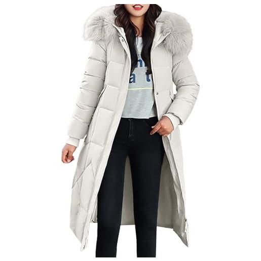 Generico giacca da casa donna invernale piumino da donna invernale cappotto lungo pelle parka giubbotto giacca da casa trench primaverile cappottino piumino da