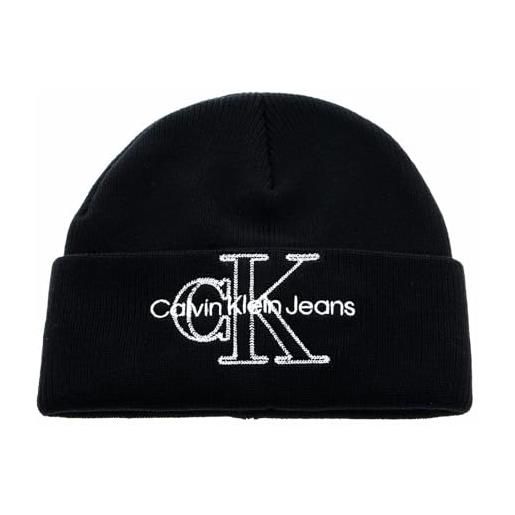 Calvin Klein ckj embroidery beanie black