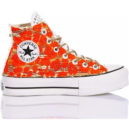 Converse platform orange leo