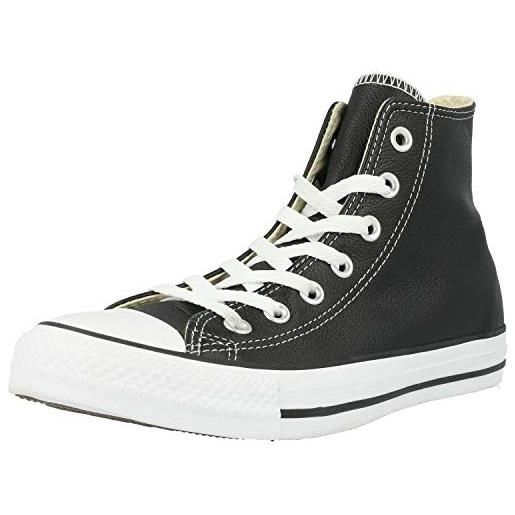Converse chuck taylor all star high, sneaker a collo alto donna, nero, 39.5 eu