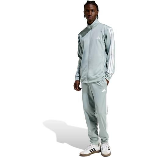 adidas tuta intera completa uomo adidas basic 3-stripes tricot turchese poliestere