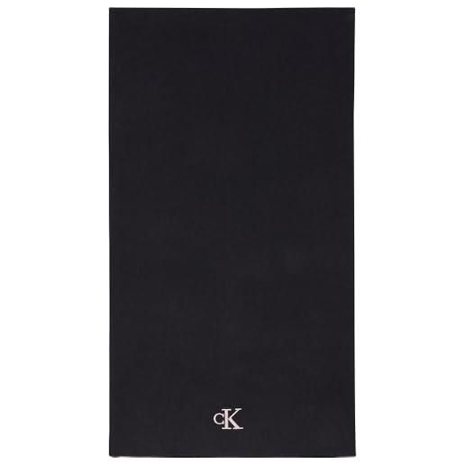 Calvin Klein jeans donna monogram embro scarf k60k612659, black (black/dusty rose), os