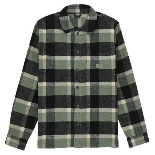 Dickies plaid coaling camicia uomo sea spray