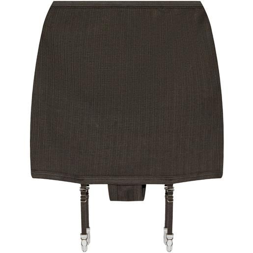LEMAIRE slip con bretelle - marrone