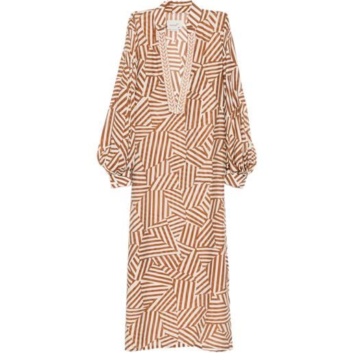 Bambah abito geo - marrone