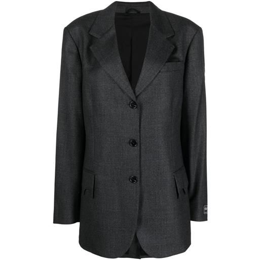Raf Simons blazer monopetto - grigio