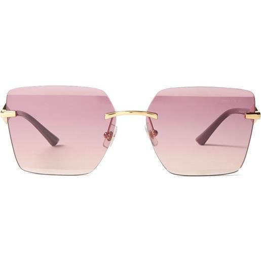 Jimmy Choo Eyewear occhiali da sole isaline - oro