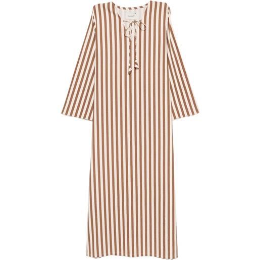 Bambah abito amazon a righe - marrone