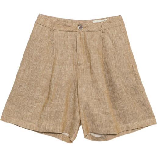 Bambah shorts in lino - toni neutri