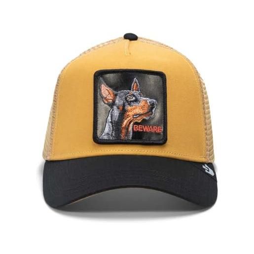Goorin Bros. cappello beware 101-1783 con visiera misto poliestere nero/giallo taglia unica