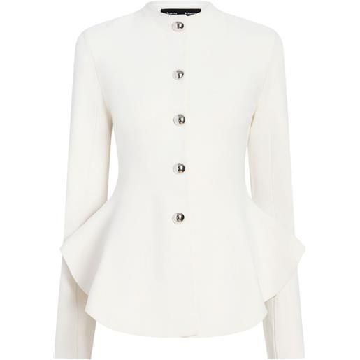 Proenza Schouler giacca dasha con bottoni - bianco