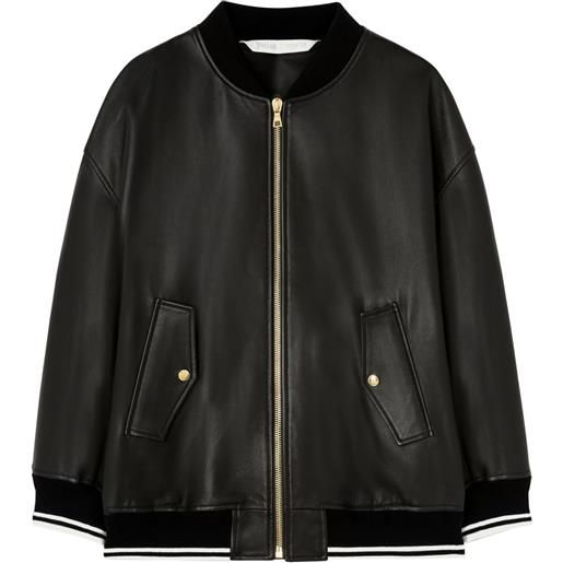 Palm Angels bomber con stampa - nero