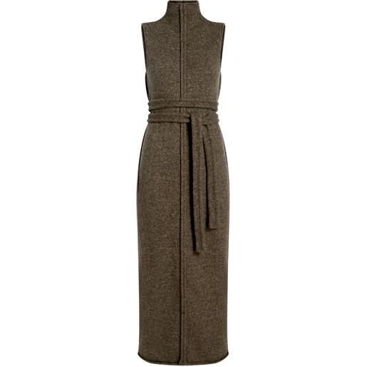 Proenza Schouler White Label abito zola con cintura - marrone