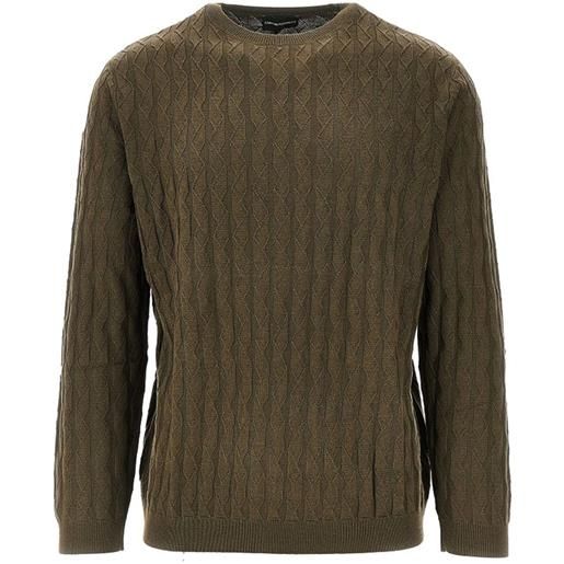 Emporio Armani maglione girocollo - verde