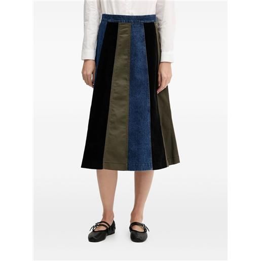 Desigual gonna con design patchwork - nero