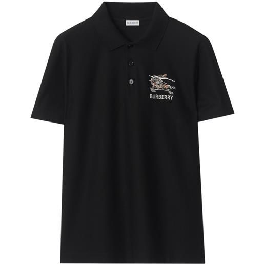 Burberry polo equestrian knight - nero