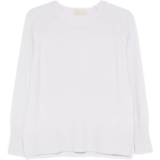 Purotatto maglione a maniche lunghe - blu