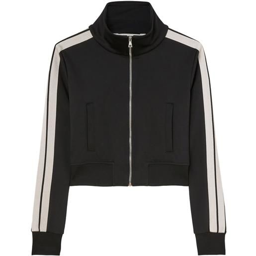 Palm Angels giacca sportiva con righe laterali - nero