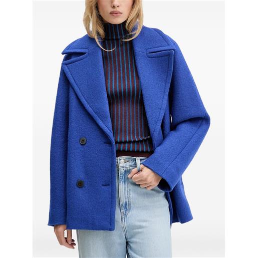 Desigual cappotto con bottoni - blu