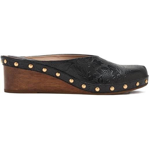 FARM Rio mules con stampa - nero