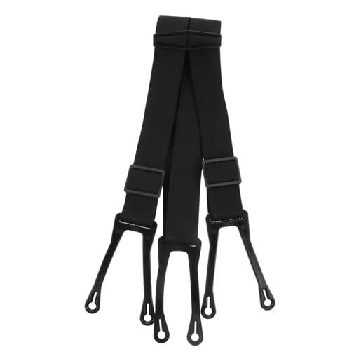 DEARMAMY bretelle per pantaloni hockey su ghiaccio antiscivolo con cintura elastico regolabile accessori sportivi per allenamento e competizione