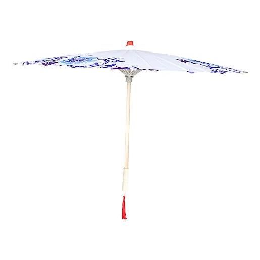 WRITWAA ombrello giapponese seta ombrello classico vintagper fotografia e cosplay decorativo per eventi e feste compattper facile trasporto