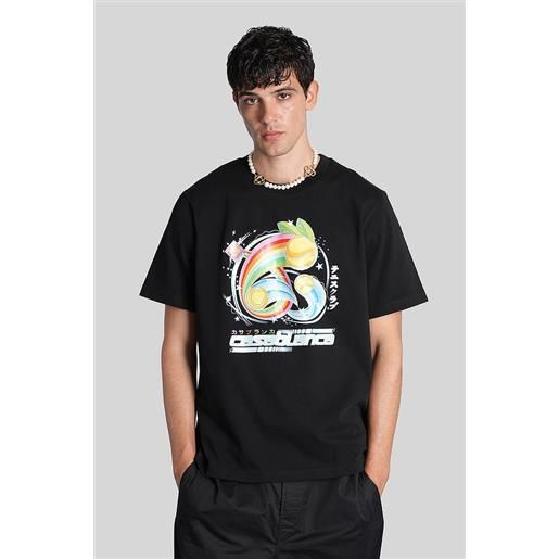 Casablanca t-shirt in cotone nero