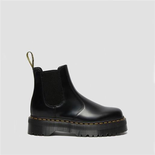 Dr Martens scarpe Dr Martens 2976 quad black polished smooth uomo