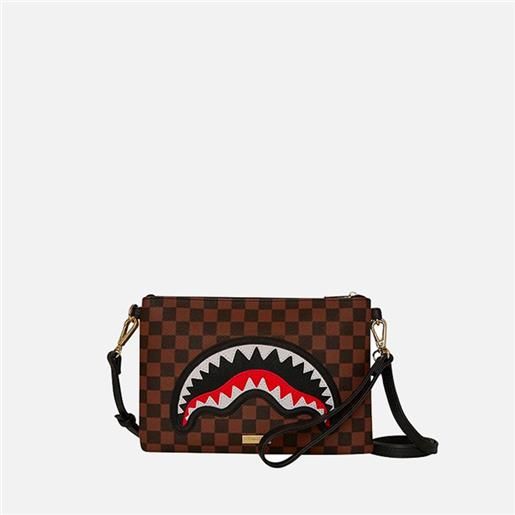 SPRAYGROUND pouchette SPRAYGROUND sawtooth sharks in paris crossover clutch unisex adulto