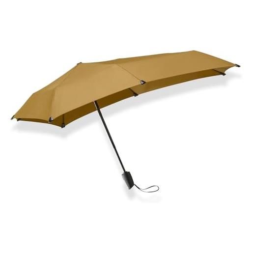 Senz ° mini automatico foldable storm umbrella golden palm, oro (golden palm)