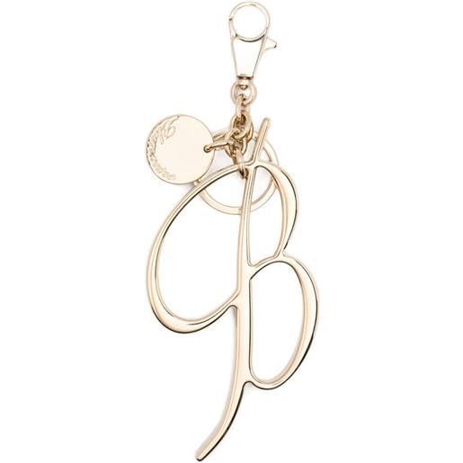 Blumarine portachiavi con ciondolo b - oro