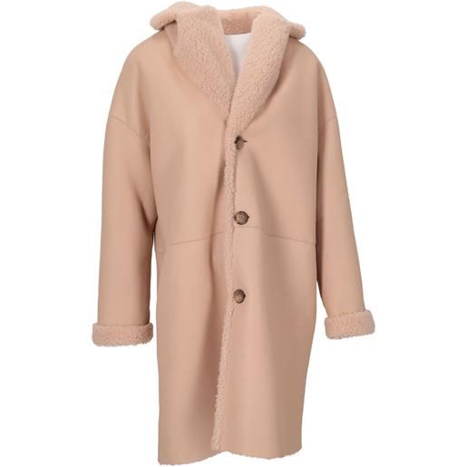 LA ROSE cappotto con bottoni - toni neutri