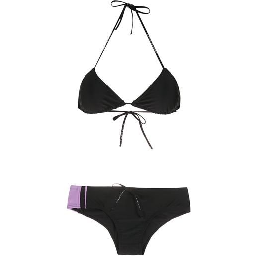 Amir Slama bikini con dettaglio cut-out - nero