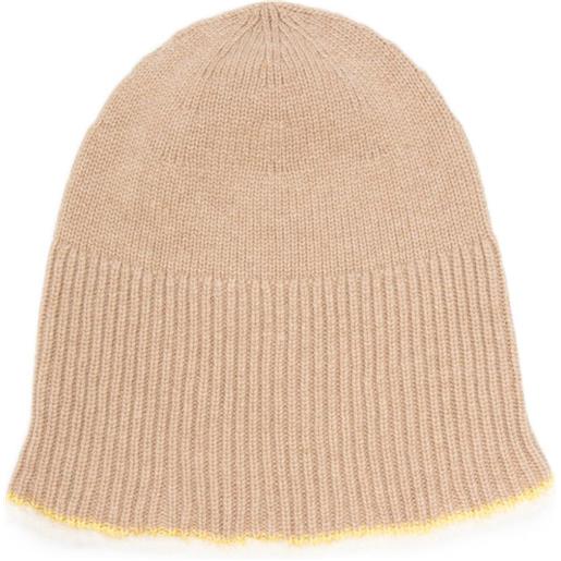 Barrie berretto con bordo a coste - toni neutri