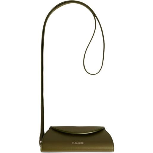 Jil Sander portachiavi cannolo - verde