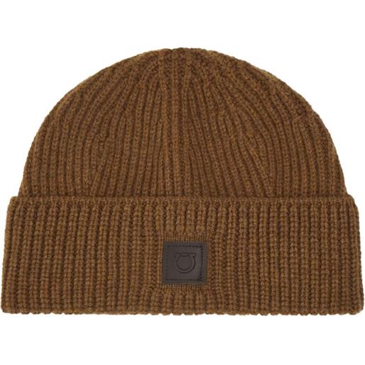 Ferragamo berretto in lana - marrone