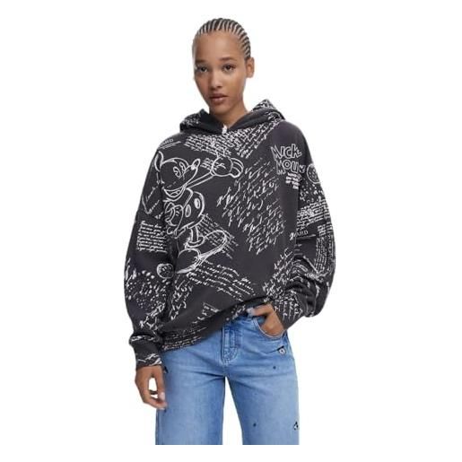 Desigual sweat_letters mickey, 2000 black, l